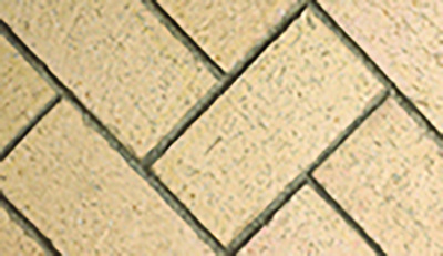 Superior Mosaic Masonry™ Ivory Full Herringbone Brick Liner (F0340) (MOSAIC36M3-GEORGIAN IVRY)